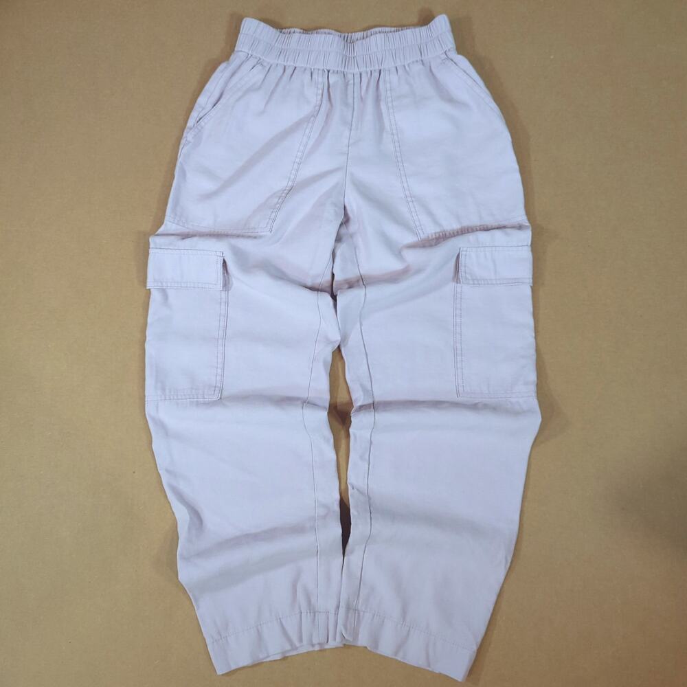 A New Day Women’s XS Light Khaki Cargo Jogger Pants Utility Pockets